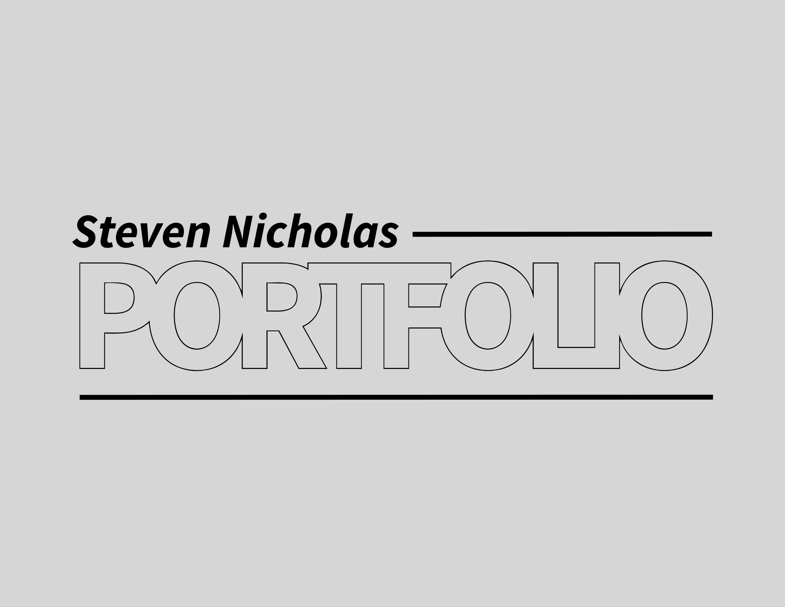 Steven Nicholas | Portfolio